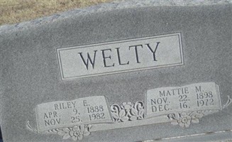 Mattie M Welty