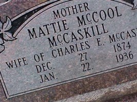 Mattie McCool McCaskill