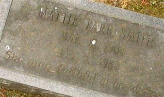 Mattie Parr Smith