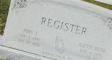 Mattie Ruth Register