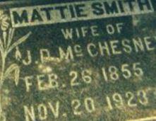 Mattie Smith McChesney