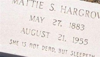 Mattie Stackhouse Hargrove Mattie Stackhouse Hargrove