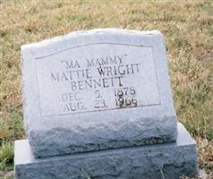 Mattie Wright Bennett