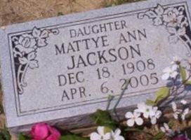 Mattye Ann Jackson