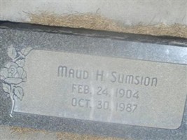 Maud Elizabeth Ha Sumsion Maud Elizabeth Ha Sumsion