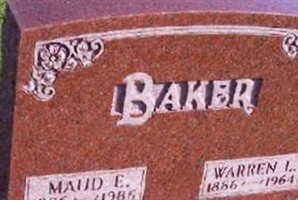 Maud Esther Whitmer Baker Maud Esther Whitmer Baker