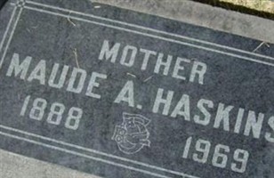 Maude Alma Toothman Haskins
