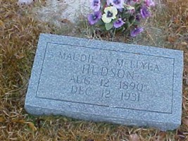 Maude Ardella McElyea Hudson Maude Ardella McElyea Hudson