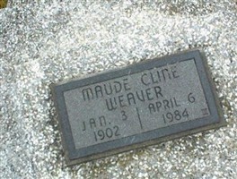 Maude Cline Weaver Maude Cline Weaver