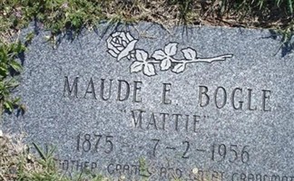 Maude E. "Mattie" Bogle