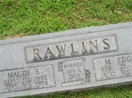 Maude Edith Hackler Rawlins Maude Edith Hackler Rawlins