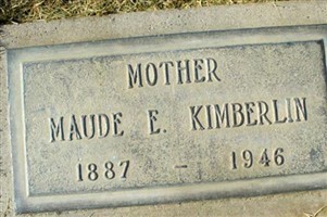 Maude Ellen Connelly Kimberlin Maude Ellen Connelly Kimberlin