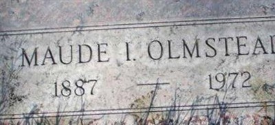 Maude I Olmstead Maude I Olmstead