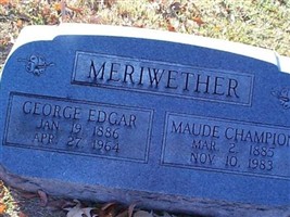 Maude Lee Champion Meriwether Maude Lee Champion Meriwether