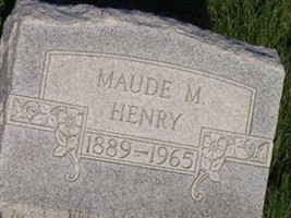 Maude M. Henry Maude M. Henry