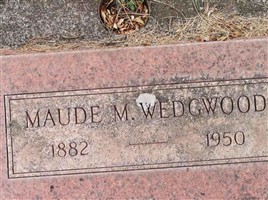 Maude M. Wedgwood Maude M. Wedgwood