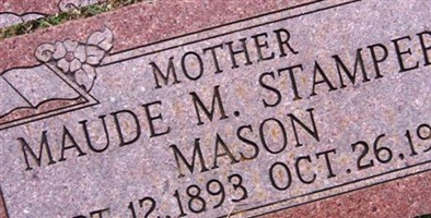 Maude Marthenia "Mason" Stamper Maude Marthenia "Mason" Stamper