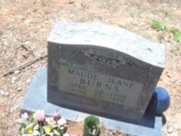 Maude Orelia Jeane Fontenot Burns