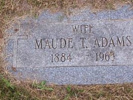 Maude T Adams