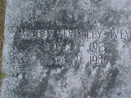 Maude Twilley Ivey Maude Twilley Ivey