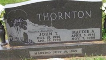 Maudie Ann (Williams) Thornton Maudie Ann (Williams) Thornton