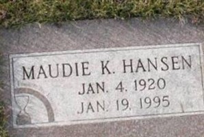 Maudie K Hansen
