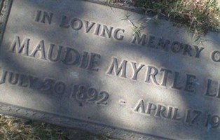 Maudie Myrtle Tidwill Lee