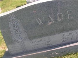 Maurice A. Wade Maurice A. Wade