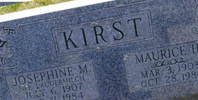 Maurice H Kirst Maurice H Kirst