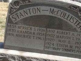 MAURICE T STANTON
