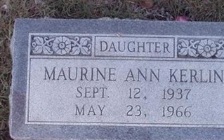 Maurine Ann Kerlin Maurine Ann Kerlin