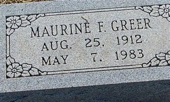 Maurine F Greer