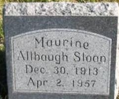 Maurine Marie Allbaugh Sloan