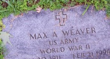 Max A Weaver Max A Weaver