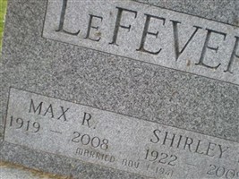 Max R LeFever Max R LeFever