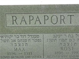 Max Rapaport