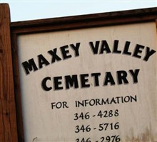Maxey Valley Cemetery Maxey Valley Cemetery