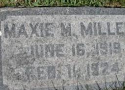 Maxie M. Miller Maxie M. Miller