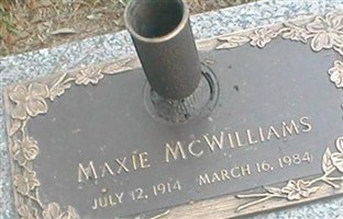 Maxie McWilliams Maxie McWilliams