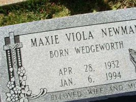 Maxie Viola Wedgeworth Newman Maxie Viola Wedgeworth Newman