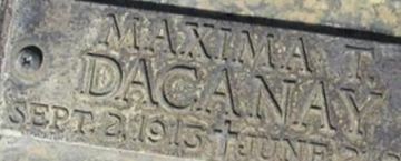 Maxima T. Dacanay Maxima T. Dacanay