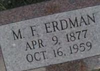 Maximillian Frank Erdman Maximillian Frank Erdman