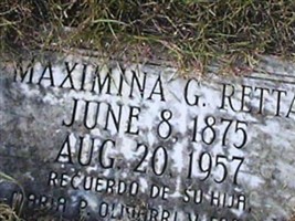 Maximina G. Retta Maximina G. Retta