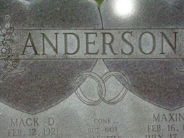 Maxine Anderson Maxine Anderson