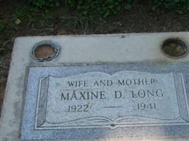 Maxine D Long Maxine D Long