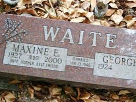 Maxine E Waite