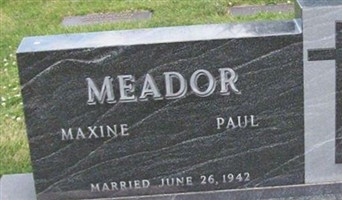 Maxine Elizabeth Evans Meador
