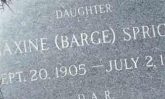Maxine Elliott Barge Spriggs Maxine Elliott Barge Spriggs