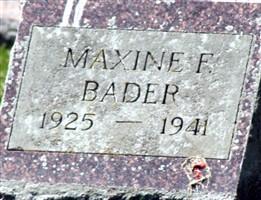 Maxine F. Bader