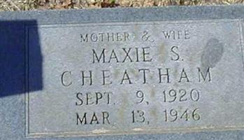 Maxine Oneta (Maxie) Sunday Cheatham